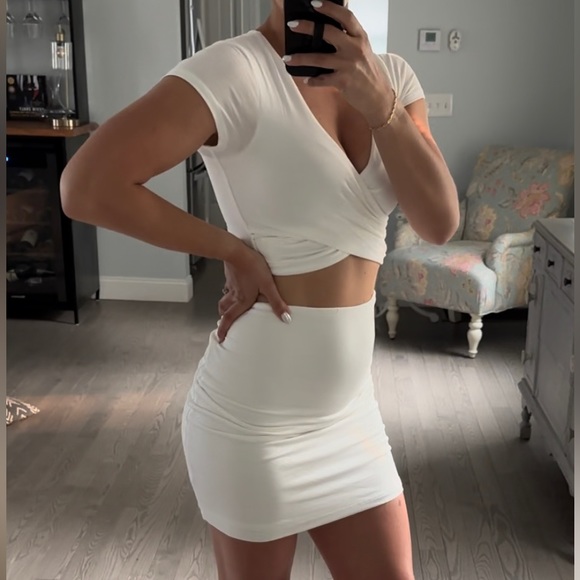 Lulu’s “By Your Side” Ivory Two Piece - Picture 2 of 3